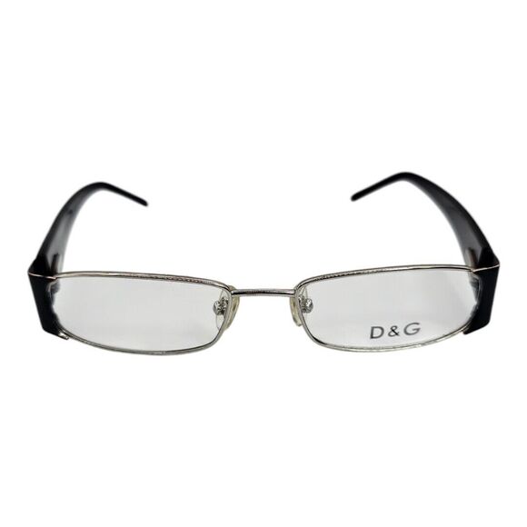 Dolce & Gabbana DG 5021-B 035 Black Slim Eyeglasses Frames 50-17 135 Demo